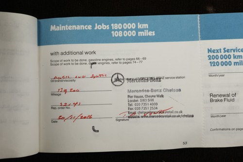 1986 Mercedes-Benz 300SL (R107) In vendita (immagine 163 di 176)