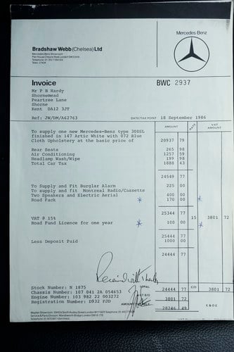 1986 Mercedes-Benz 300SL (R107) For Sale (picture 214 of 225)