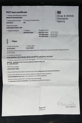 1986 Mercedes-Benz 300SL (R107) For Sale (picture 225 of 225)