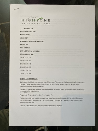 1987 Mercedes-Benz 300SL (R107) For Sale (picture 190 of 191)