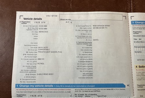 1989 Mercedes Benz R107 SL (300SL) Te koop (foto 102 van 108)