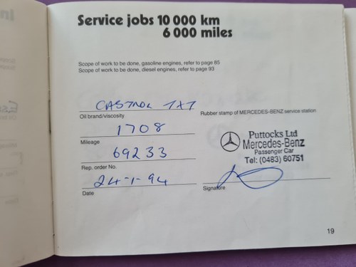 1989 Mercedes-Benz 300SL (R107) à vendre (picture 122 of 138)