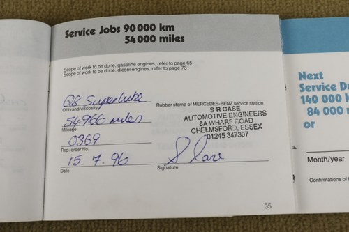 1988 Mercedes-Benz 300 SL (R107) In vendita (immagine 211 di 226)