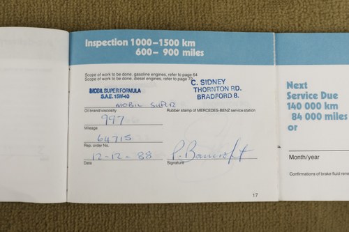 1988 Mercedes-Benz 300 SL (R107) In vendita (immagine 202 di 226)