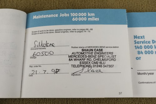 1988 Mercedes-Benz 300 SL (R107) In vendita (immagine 212 di 226)