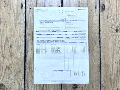 NO RESERVE - 1993 Mercedes-Benz 320CE Automatic (W124) In vendita (immagine 224 di 227)