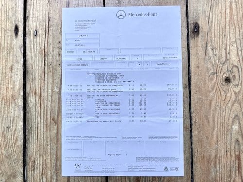 NO RESERVE - 1993 Mercedes-Benz 320CE Automatic (W124) In vendita (immagine 210 di 227)