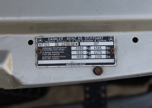 1980 Mercedes-Benz 350 SLC (R107) Te koop (foto 99 van 100)