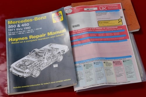 1980 Mercedes-Benz 350SL R107 Convertible Te koop (foto 163 van 166)