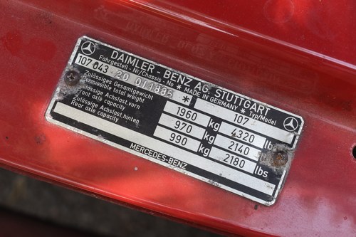 1980 Mercedes-Benz 350SL R107 Convertible Te koop (foto 137 van 166)