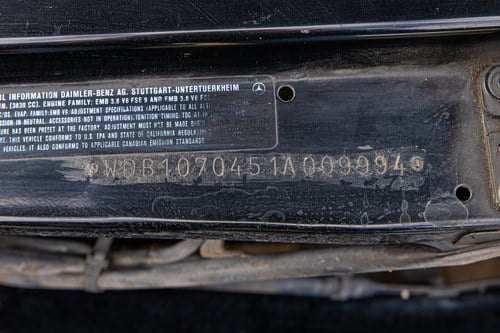 1984 Mercedes-Benz 380 SL (R107) In vendita (immagine 100 di 113)