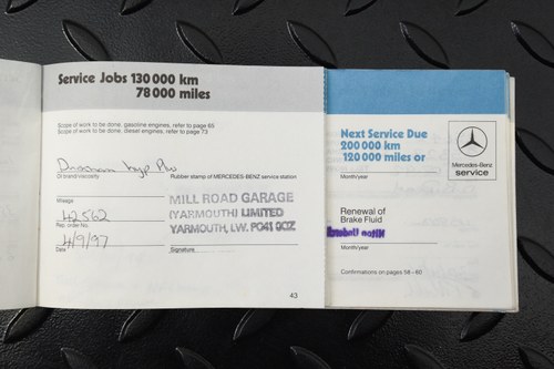 1986 Mercedes-Benz 420SL R107 V8 Auto In vendita (immagine 186 di 210)