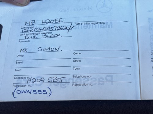 1991 Mercedes-Benz 420 SE (W126) For Sale (picture 162 of 171)