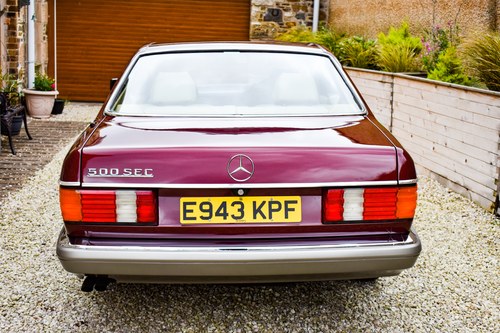 1987 Mercedes-Benz 500 SEC Auto (C126) In vendita (immagine 17 di 128)