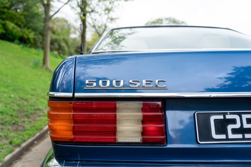 1986 Mercedes-Benz 500 SEC In vendita (immagine 79 di 138)