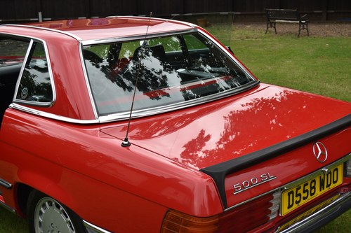 1986 Mercedes-Benz 500 SL Auto (R107) à vendre (picture 100 of 206)