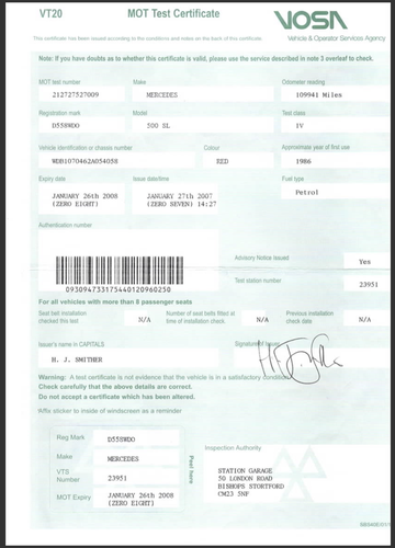 1986 Mercedes-Benz 500 SL Auto (R107) à vendre (picture 196 of 206)