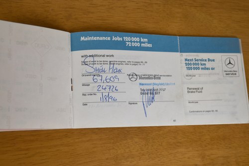 1986 Mercedes-Benz 500 SL Auto (R107) à vendre (picture 154 of 206)