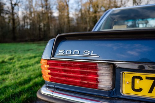 1986 Mercedes-Benz 500 SL (R107) zum Verkauf (Bild 117 von 146)