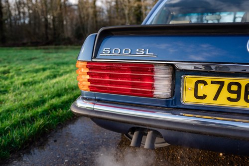 1986 Mercedes-Benz 500 SL (R107) zum Verkauf (Bild 116 von 146)