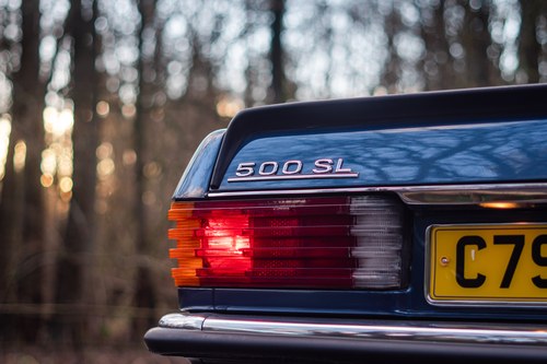 1986 Mercedes-Benz 500 SL (R107) zum Verkauf (Bild 118 von 146)