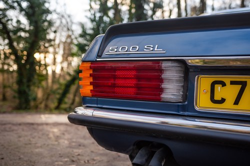 1986 Mercedes-Benz 500 SL (R107) zum Verkauf (Bild 111 von 146)