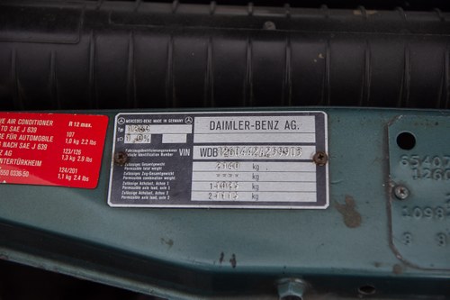 NO RESERVE -1986 Mercedes-Benz 500 SEC In vendita (immagine 113 di 179)