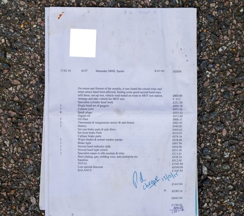 1984 Mercedes-Benz 500SL (R107) En venta (imagen 186 de 201)