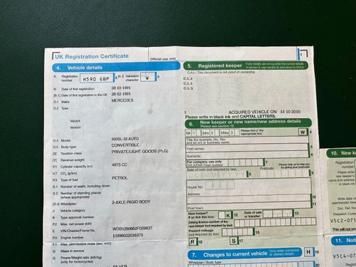 1991 Mercedes-Benz 500SL (R129) à vendre (picture 149 of 172)
