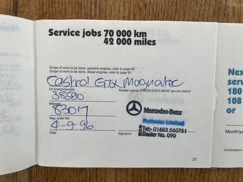 1991 Mercedes 500SL In vendita (immagine 178 di 192)