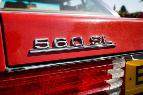 1988 Mercedes-Benz 560SL (LHD) till salu (bild 140 av 209)