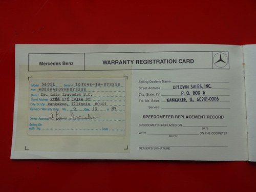 NO RESERVE - 1987 Mercedes-Benz 560SL Convertible 5,6L V8 - LHD In vendita (immagine 110 di 110)