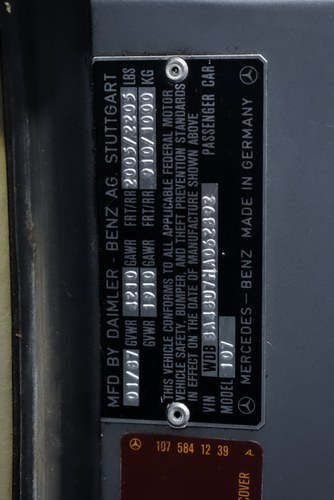 NO RESERVE - 1987 Mercedes-Benz 560SL (LHD) For Sale (picture 67 of 117)