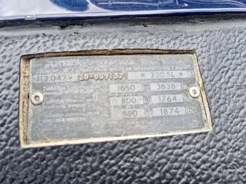 1965 Mercedes-Benz W113 230SL ‘Pagoda’ For Sale (picture 68 of 102)