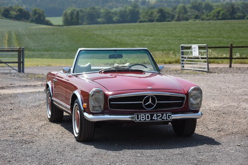 1969 Mercedes-Benz 280SL 4-speed Pagoda LHD In vendita (immagine 2 di 170)