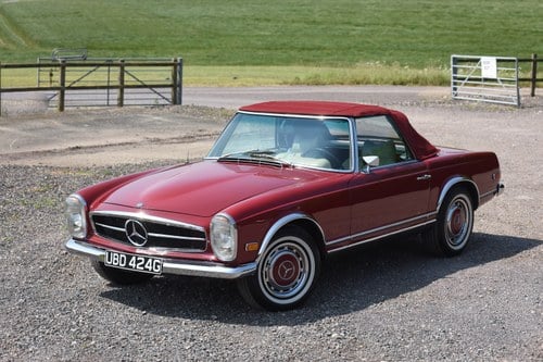 1969 Mercedes-Benz 280SL 4-speed Pagoda LHD In vendita (immagine 19 di 170)