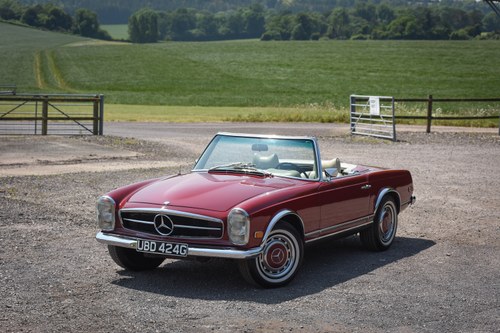 1969 Mercedes-Benz 280SL 4-speed Pagoda LHD In vendita (immagine 9 di 170)