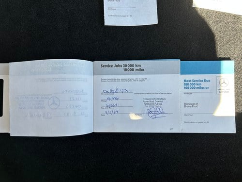 1986 Mercedes-Benz 560 SEC (W126) For Sale (picture 95 of 128)