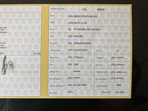 1988 Mercedes-Benz 190E 2.3L 16V Cosworth Manual In vendita (immagine 160 di 181)