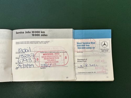 1987 Mercedes Benz 300SL R107 In vendita (immagine 125 di 132)