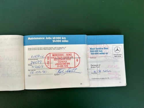 1987 Mercedes Benz 300SL R107 In vendita (immagine 126 di 132)