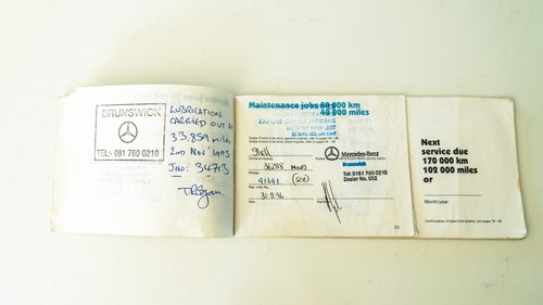 1989 Mercedes-Benz 300SL (R107) In vendita (immagine 112 di 127)