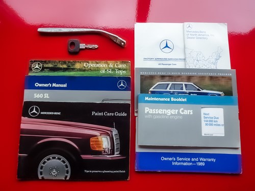 NO RESERVE - 1989 Mercedes-Benz 560SL (R107) à vendre (picture 111 of 125)