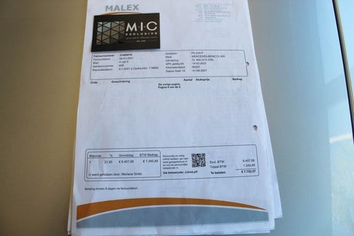 2001 Mercedes-Benz CL 600 Coupe V12 zum Verkauf (Bild 94 von 97)