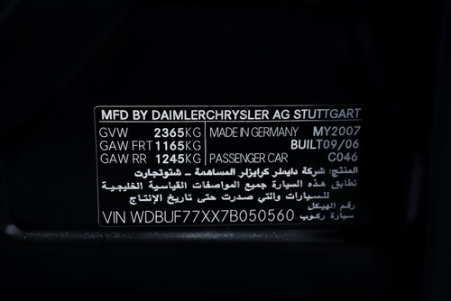 2007 Mercedes-Benz E63 AMG Sedan (W211) For Sale (picture 59 of 60)