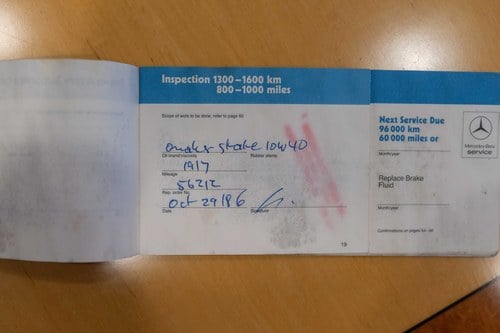 1986 Mercedes Benz 560SL (R107) zum Verkauf (Bild 167 von 192)