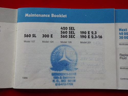 NO RESERVE - 1986 Mercedes-Benz 560SL R107 zum Verkauf (Bild 97 von 104)