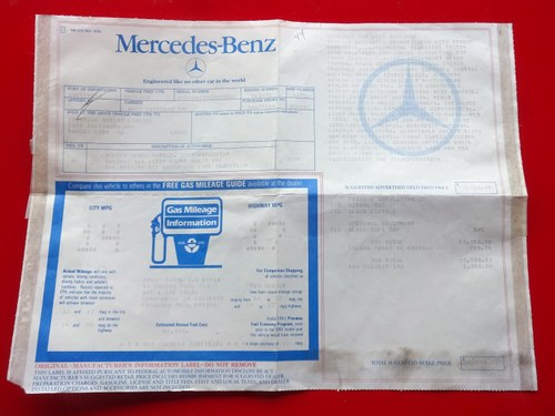 NO RESERVE - 1986 Mercedes-Benz 560SL R107 zum Verkauf (Bild 104 von 104)