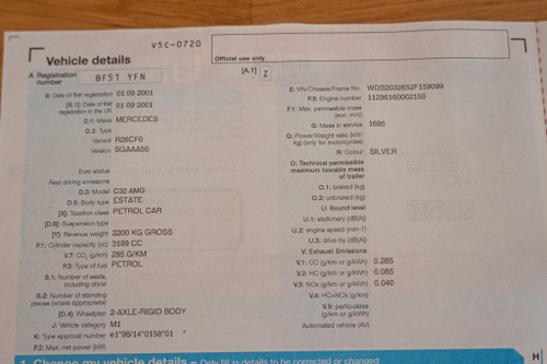 2001 Mercedes-Benz C32 AMG à vendre (picture 137 of 137)