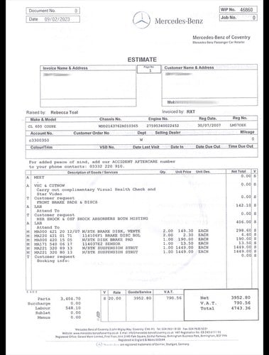 2007 Mercedes-Benz CL 600 V12 Auto C216 zum Verkauf (Bild 58 von 62)